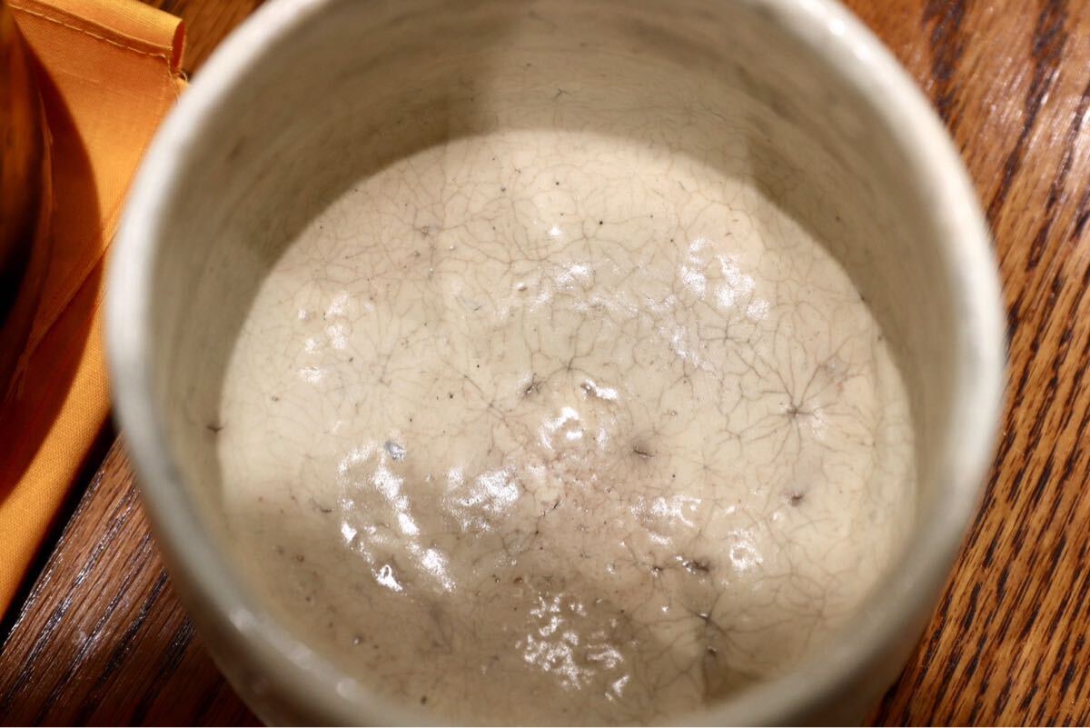 GMIO169○北村圭泉 圭泉窯 粉引茶碗 最高級 丹波焼 丹波篠山 陶磁器 未使用