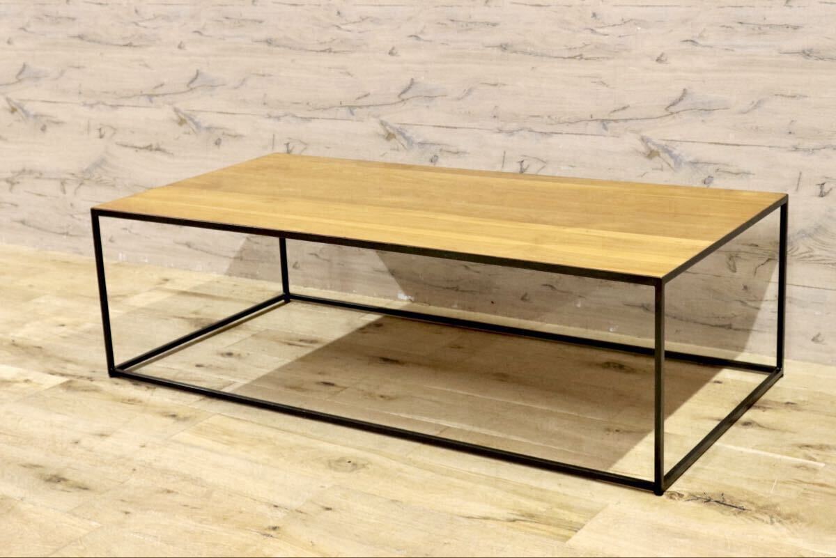 GMIH193○Dareels / ダリールズ ONE TWO COFFEE TABLE センターテーブル ローテーブル リビングテーブル チーク材 スチール シンプルモダン