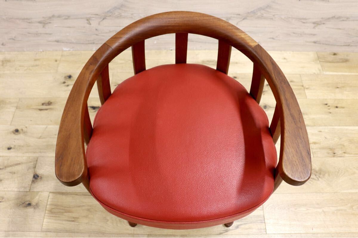 GMIK625○BC工房 こぶりチャウチャウ椅子 ラウンジチェア 椅子 セミアームチェア 本革 レザー モダン インテリア