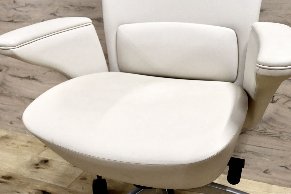 GMIK629E○ITOKI / イトーキ X-4 ハイバック チェア デスクチェア オフィスチェア 書斎椅子 エグゼクティブチェア 合皮 ハイクラスモダン