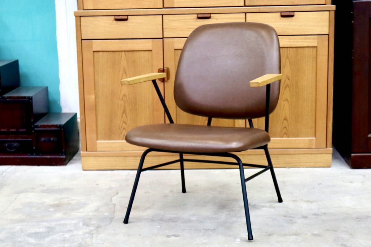 GMIK663B○Knot antiques / ノットアンティークス CRASH GATE クラッシュゲート ABOCK アボックラウンジチェア ミッドセンチュリー