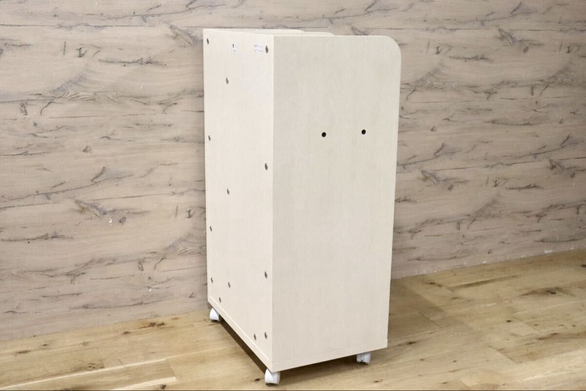 GMIH233○ITOKI /イトーキ ランドセルラック キッズ収納 子供用 ハンガーラック オープンラック キャスター付き 子供部屋 ホワイト