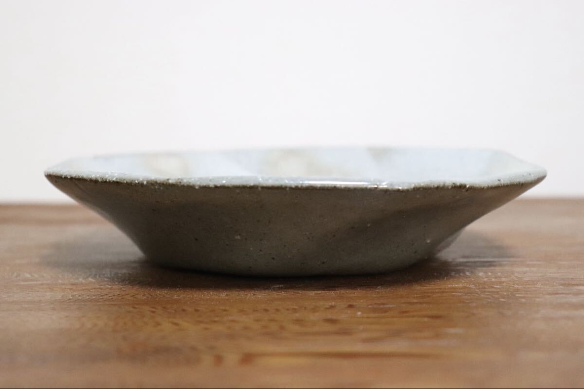 GMIO494C◯丹山窯 丹波焼 八角皿 陶器 丹波篠山 伝統工芸 未使用