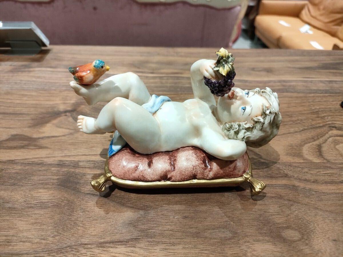 GMIO22C○Capodimonte / カポディモンテ 陶芸品 幻の陶器 イタリア製 