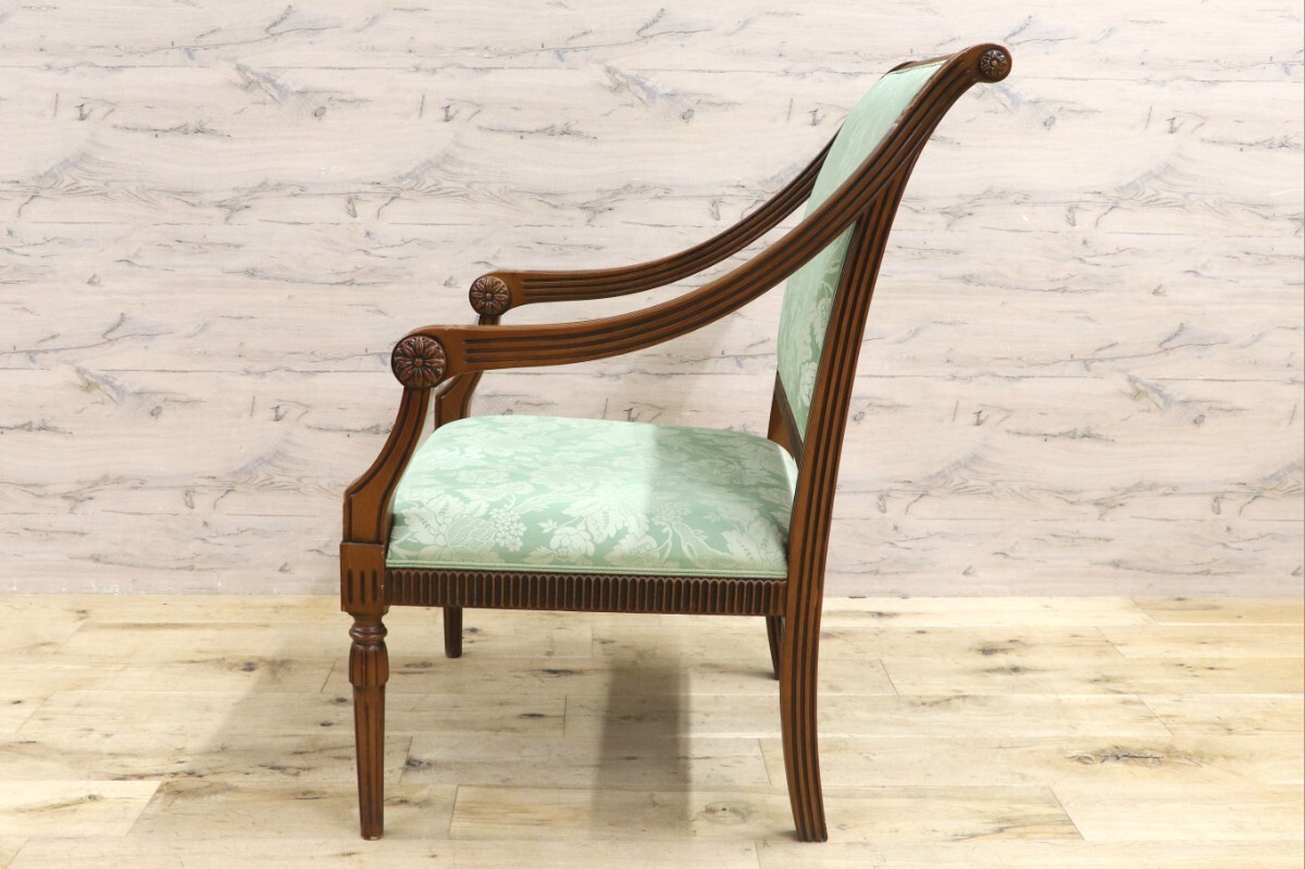 GMIH391B○Bakokko / バコッコ イタリア製 ダイニングチェア シングルソファ アームチェア クラシック エレガント イタリア家具 高級家具