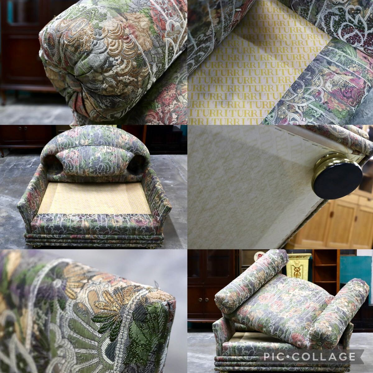 GMIK621B○TURRI / トゥーリ 1人掛けソファ シングルソファ イタリア ラグジュアリー ハイクラスモダン ユーロカーサ 定価約80万