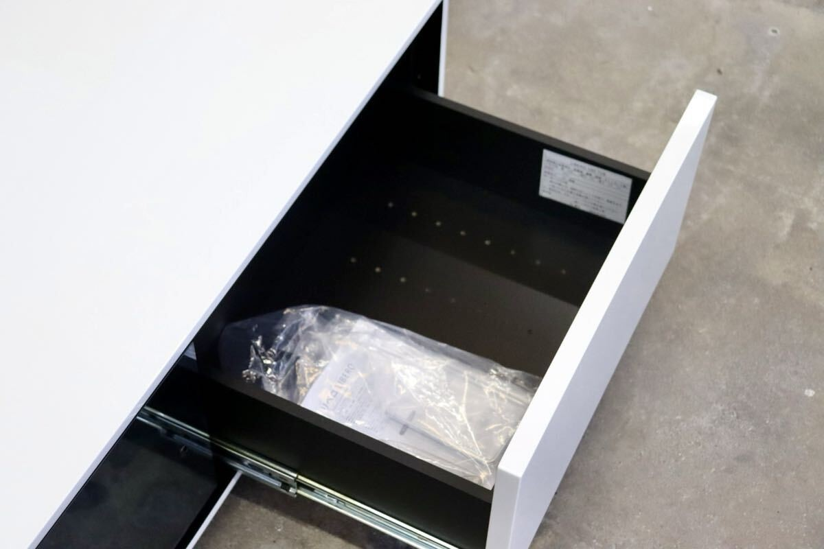 GMIS435A○シギヤマ家具 LIBERO リベロ TVボード AVボード ローボード リビング収納 スタイリッシュ モダン UV塗装 定価約8.6万 展示品