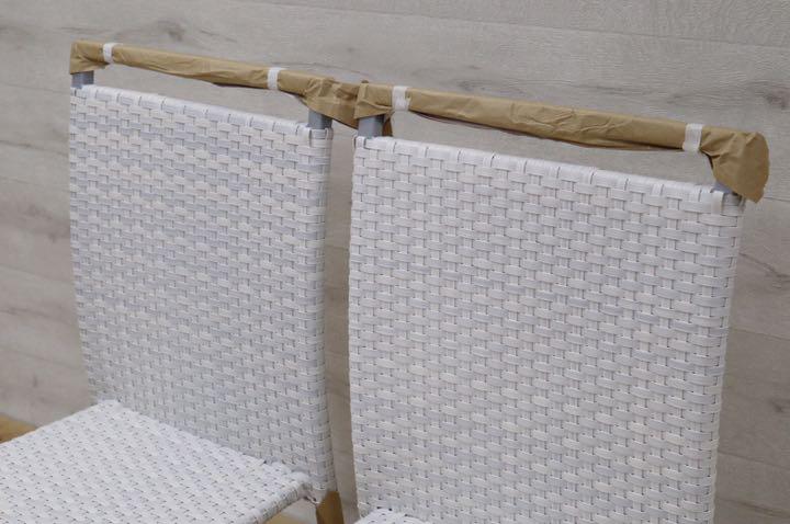 GMDNM78E○CHERRY FURNITURE / チェリー 桜屋工業 ダイニングチェア 椅子 リビング ガーデン兼用 展示未使用品 2脚セット