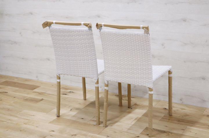 GMDNM78E○CHERRY FURNITURE / チェリー 桜屋工業 ダイニングチェア 椅子 リビング ガーデン兼用 展示未使用品 2脚セット