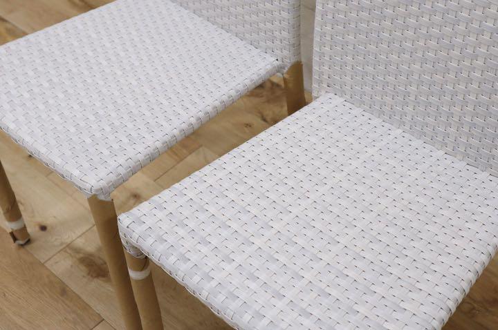 GMDNM78N○CHERRY FURNITURE / チェリー 桜屋工業 ダイニングチェア 椅子 リビング ガーデン兼用 展示未使用品 2脚セット