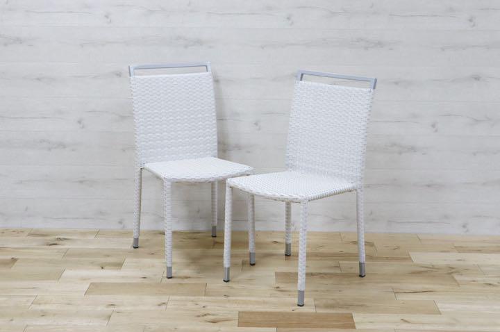 GMDNM78C'○CHERRY FURNITURE / チェリー 桜屋工業 ダイニングチェア 椅子 リビング ガーデン兼用 展示未使用品 2脚セット