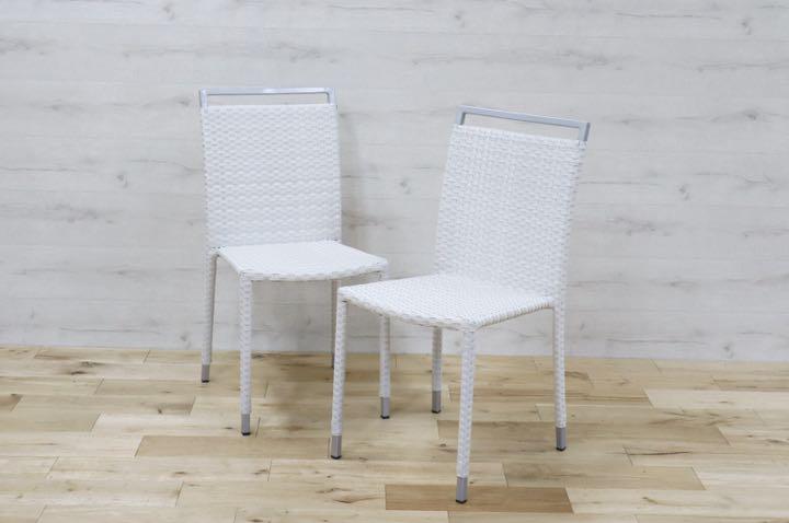 GMDNM78X○CHERRY FURNITURE / チェリー 桜屋工業 ダイニングチェア 椅子 リビング ガーデン兼用 展示未使用品 2脚セット