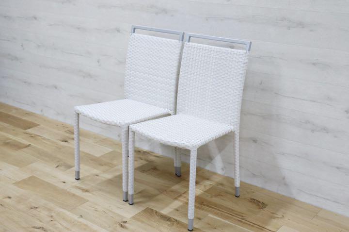 GMDNM78X○CHERRY FURNITURE / チェリー 桜屋工業 ダイニングチェア 椅子 リビング ガーデン兼用 展示未使用品 2脚セット