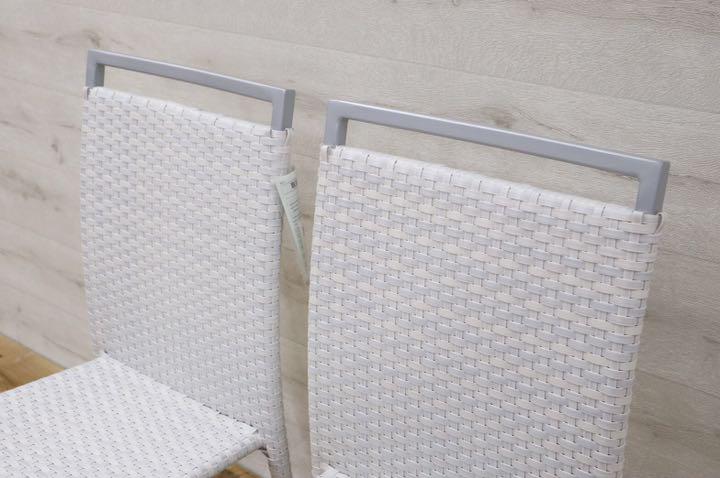 GMDNM78A○CHERRY FURNITURE / チェリー 桜屋工業 ダイニングチェア 椅子 リビング ガーデン兼用 展示未使用品 2脚セット