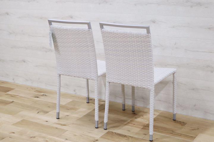 GMDNM78A○CHERRY FURNITURE / チェリー 桜屋工業 ダイニングチェア 椅子 リビング ガーデン兼用 展示未使用品 2脚セット