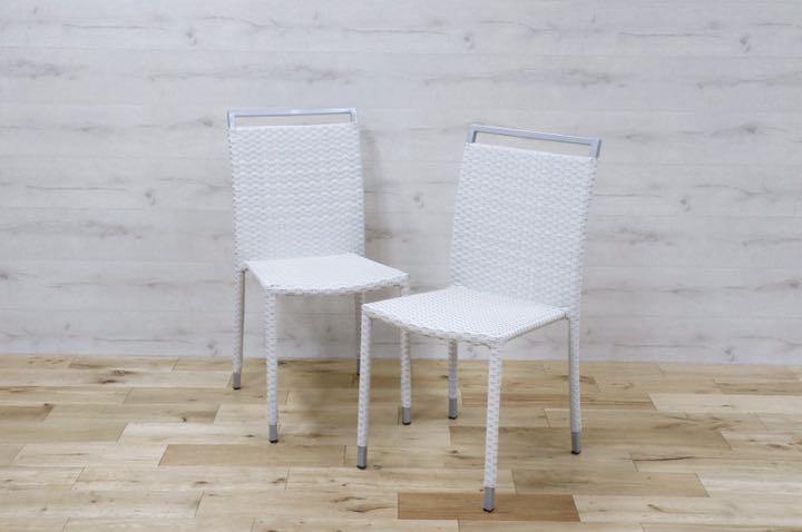 GMDNM78T○CHERRY FURNITURE / チェリー 桜屋工業 ダイニングチェア 椅子 リビング ガーデン兼用 展示未使用品 2脚セット