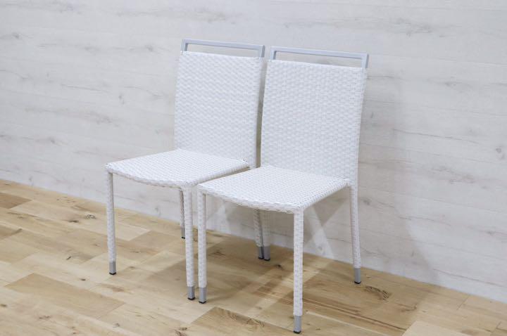 GMDNM78T○CHERRY FURNITURE / チェリー 桜屋工業 ダイニングチェア 椅子 リビング ガーデン兼用 展示未使用品 2脚セット