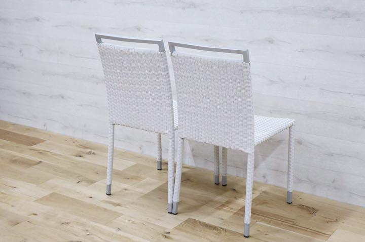 GMDNM78T○CHERRY FURNITURE / チェリー 桜屋工業 ダイニングチェア 椅子 リビング ガーデン兼用 展示未使用品 2脚セット