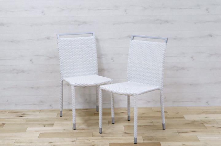 GMDNM78S○CHERRY FURNITURE / チェリー 桜屋工業 ダイニングチェア 椅子 リビング ガーデン兼用 展示未使用品 2脚セット