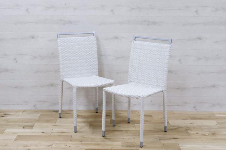 GMDNM78U○CHERRY FURNITURE / チェリー 桜屋工業 ダイニングチェア 椅子 リビング ガーデン兼用 展示未使用品 2脚セット