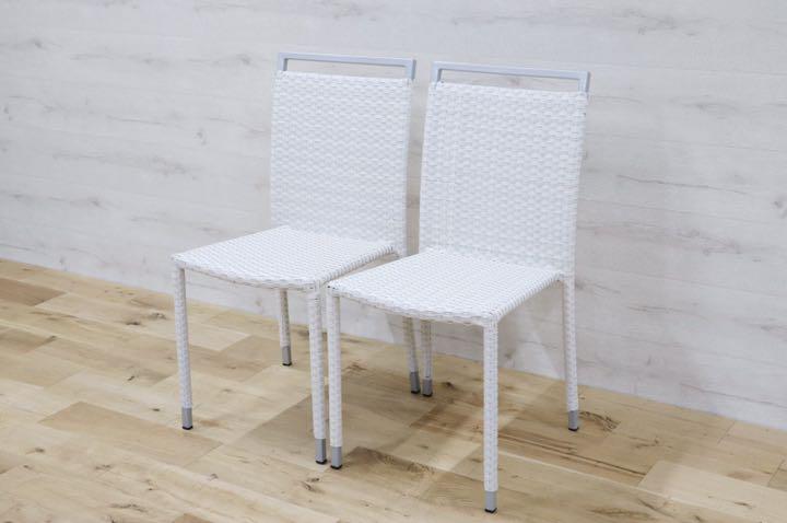 GMDNM78U○CHERRY FURNITURE / チェリー 桜屋工業 ダイニングチェア 椅子 リビング ガーデン兼用 展示未使用品 2脚セット