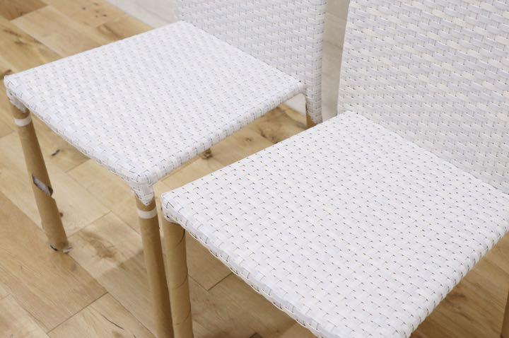 GMDNM78F○CHERRY FURNITURE / チェリー 桜屋工業 ダイニングチェア 椅子 リビング ガーデン兼用 展示未使用品 2脚セット