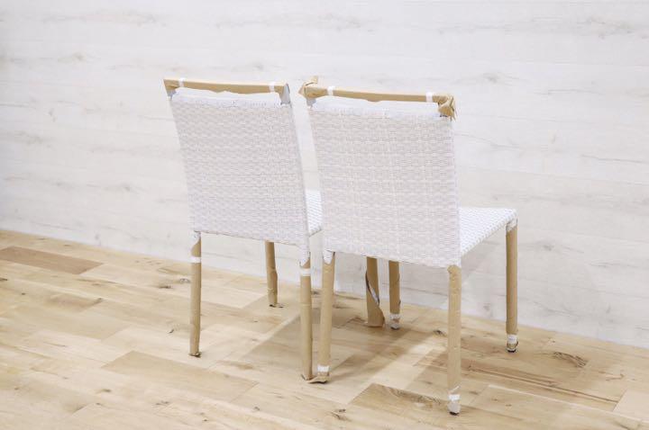 GMDNM78F○CHERRY FURNITURE / チェリー 桜屋工業 ダイニングチェア 椅子 リビング ガーデン兼用 展示未使用品 2脚セット