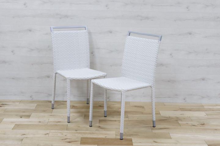 GMDNM78Y○CHERRY FURNITURE / チェリー 桜屋工業 ダイニングチェア 椅子 リビング ガーデン兼用 展示未使用品 2脚セット