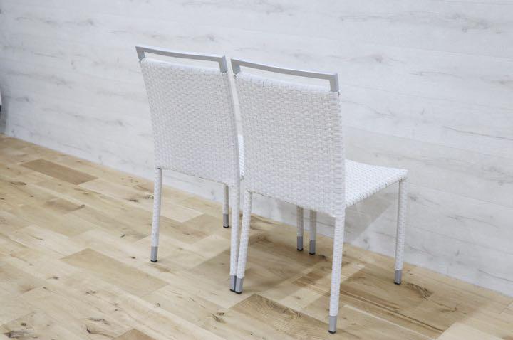 GMDNM78Y○CHERRY FURNITURE / チェリー 桜屋工業 ダイニングチェア 椅子 リビング ガーデン兼用 展示未使用品 2脚セット