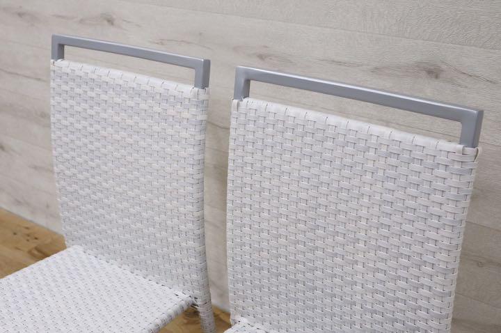 GMDNM78C○CHERRY FURNITURE / チェリー 桜屋工業 ダイニングチェア 椅子 リビング ガーデン兼用 展示未使用品 2脚セット