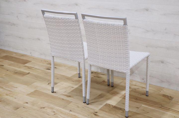 GMDNM78C○CHERRY FURNITURE / チェリー 桜屋工業 ダイニングチェア 椅子 リビング ガーデン兼用 展示未使用品 2脚セット