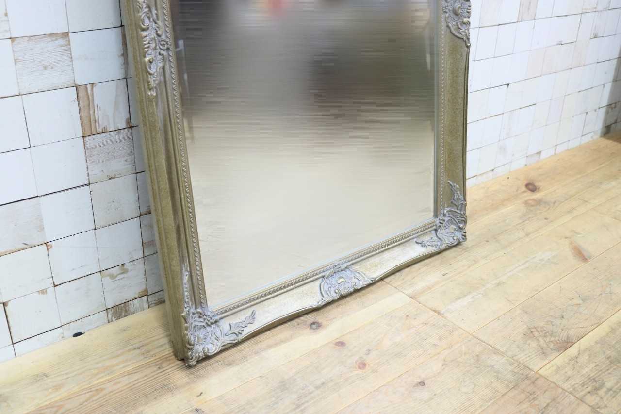 GMIK750B○ウォールミラー 壁掛け鏡 姿見 壁掛けミラー 全身鏡 立て掛けミラー 鏡 アンティーク調 未使用B品