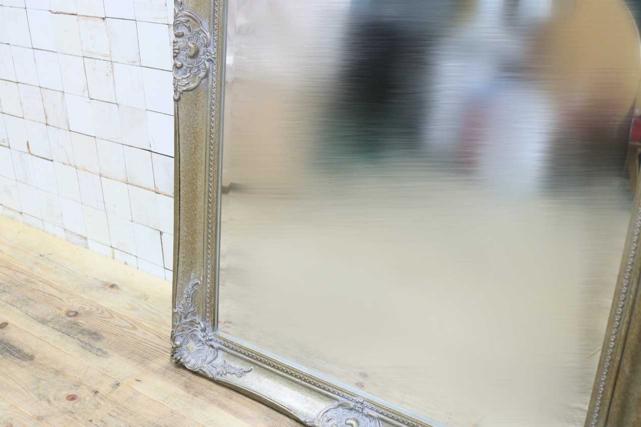 GMIK750B○ウォールミラー 壁掛け鏡 姿見 壁掛けミラー 全身鏡 立て掛けミラー 鏡 アンティーク調 未使用B品