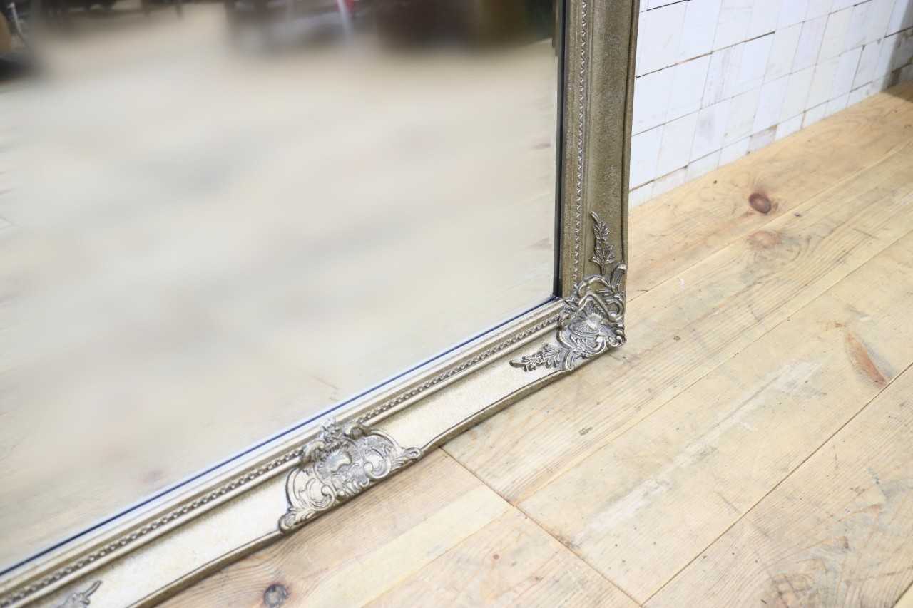 GMIK750C○ウォールミラー 壁掛け鏡 姿見 壁掛けミラー 全身鏡 立て掛けミラー 鏡 アンティーク調 未使用B品