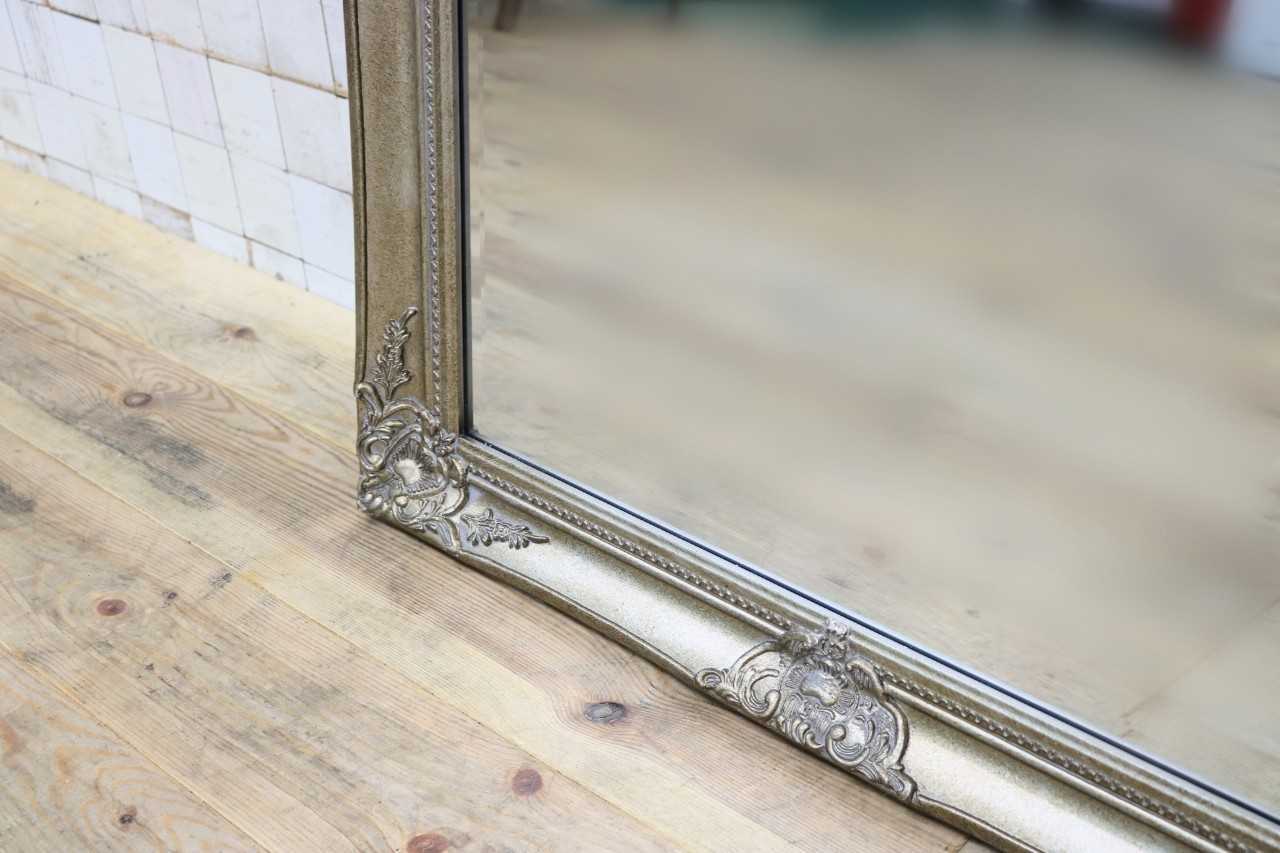 GMIK750C○ウォールミラー 壁掛け鏡 姿見 壁掛けミラー 全身鏡 立て掛けミラー 鏡 アンティーク調 未使用B品