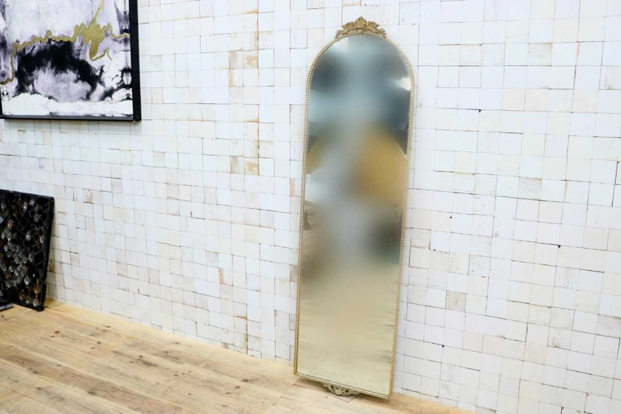 GMGK321◯ウォールミラー 姿見 全身鏡 スタンドミラー 鏡 インテリア アンティーク ヨーロピアン エレガント