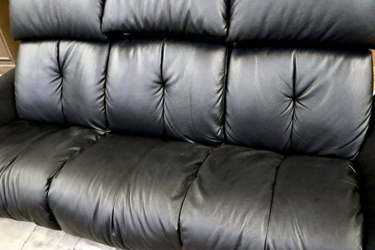 GMIS373B○MARUICHI / マルイチセーリング マンスリー 3人掛けソファ リクライニングソファ トリプルソファ 合皮 国産家具 定価24万