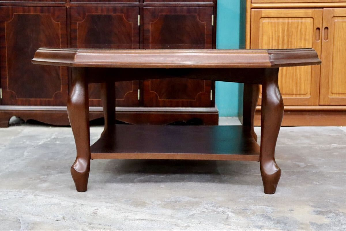 GMIH229○maruni / マルニ オールドマルニ ベルサイユ 猫足 センターテーブル サイドテーブル ローテーブル リビングテーブル 花台 レトロ