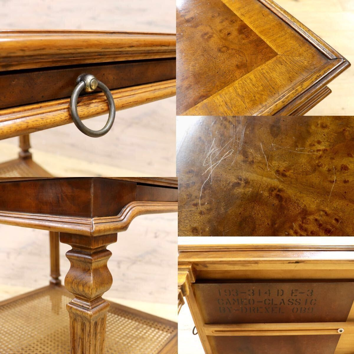 GMIK668B○DREXEL HERITAGE / ドレクセルヘリテイジ Cameo Classics キャメオクラシック サイドテーブル コーヒーテーブル 飾り台