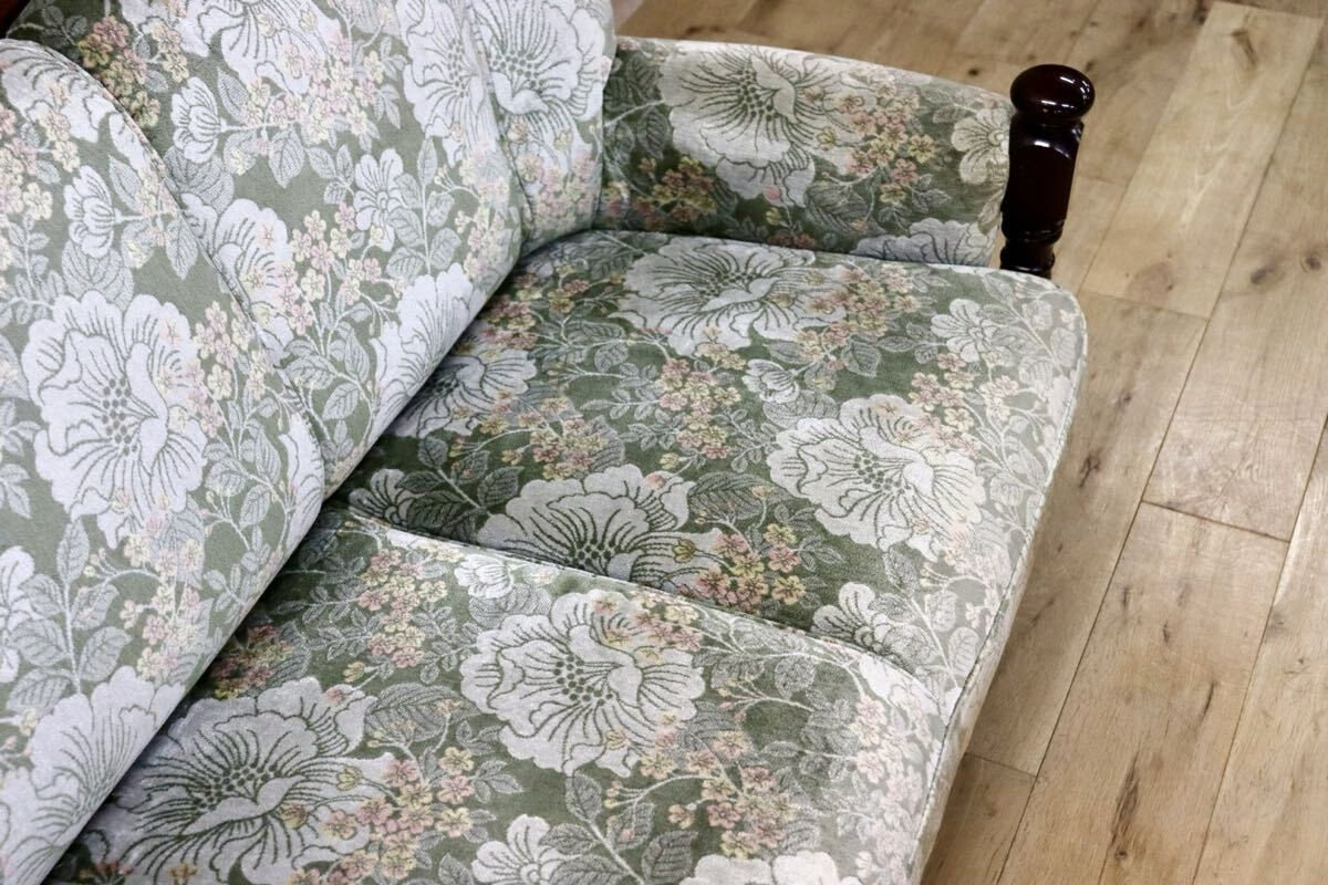 GMIK971A○karimoku / カリモク コロニアル UK26 3人掛けソファ トリプルソファ 長椅子 金華山 ファブリック 国産家具 定価約17.5万