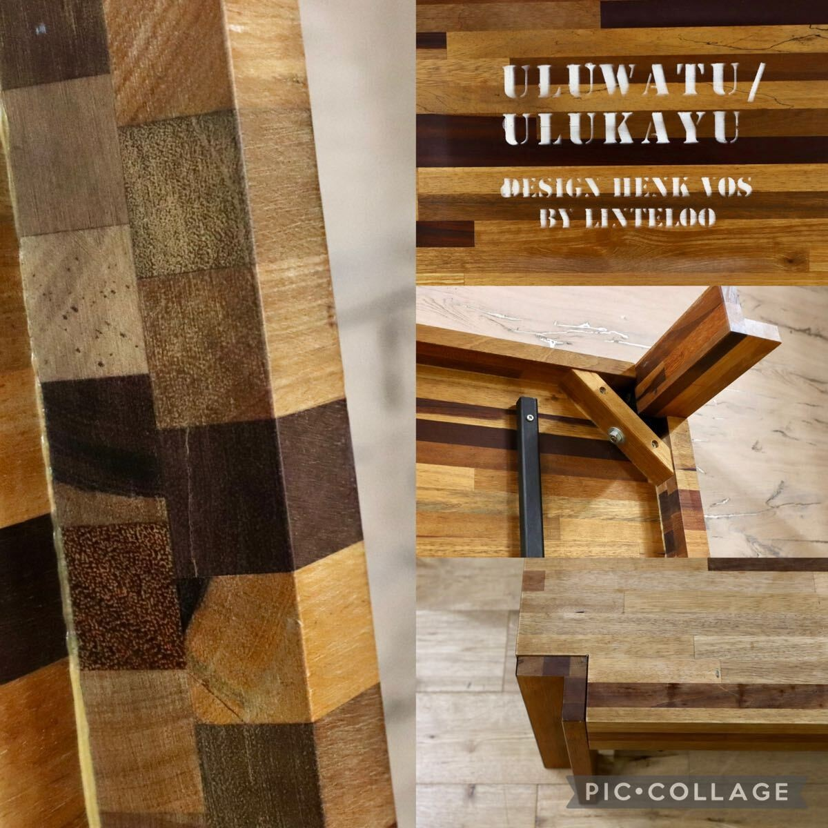 GMIK839○ULUKAYU / ウルカユ DESIGN HENK VOS BY LINTELOO リビングテーブル コーヒーテーブル フロアテーブル オランダ 最高級