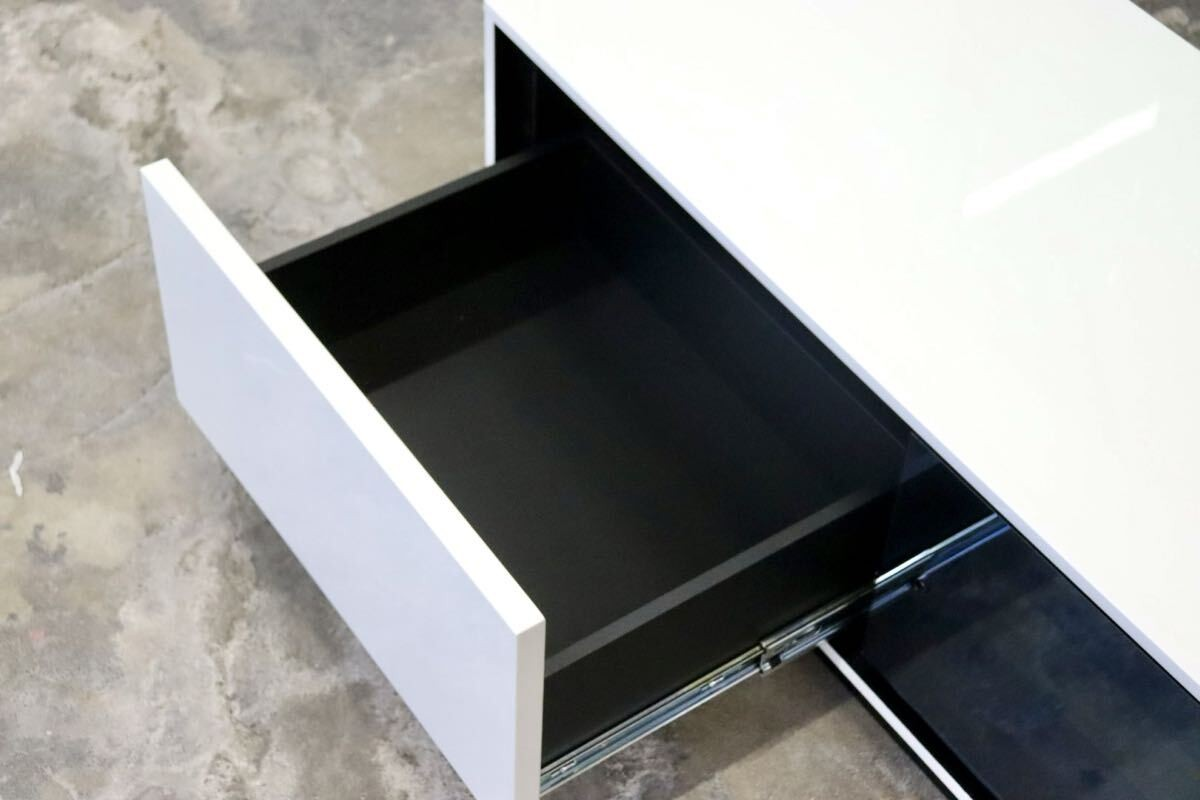 GMIS435A○シギヤマ家具 LIBERO リベロ TVボード AVボード ローボード リビング収納 スタイリッシュ モダン UV塗装 定価約8.6万 展示品