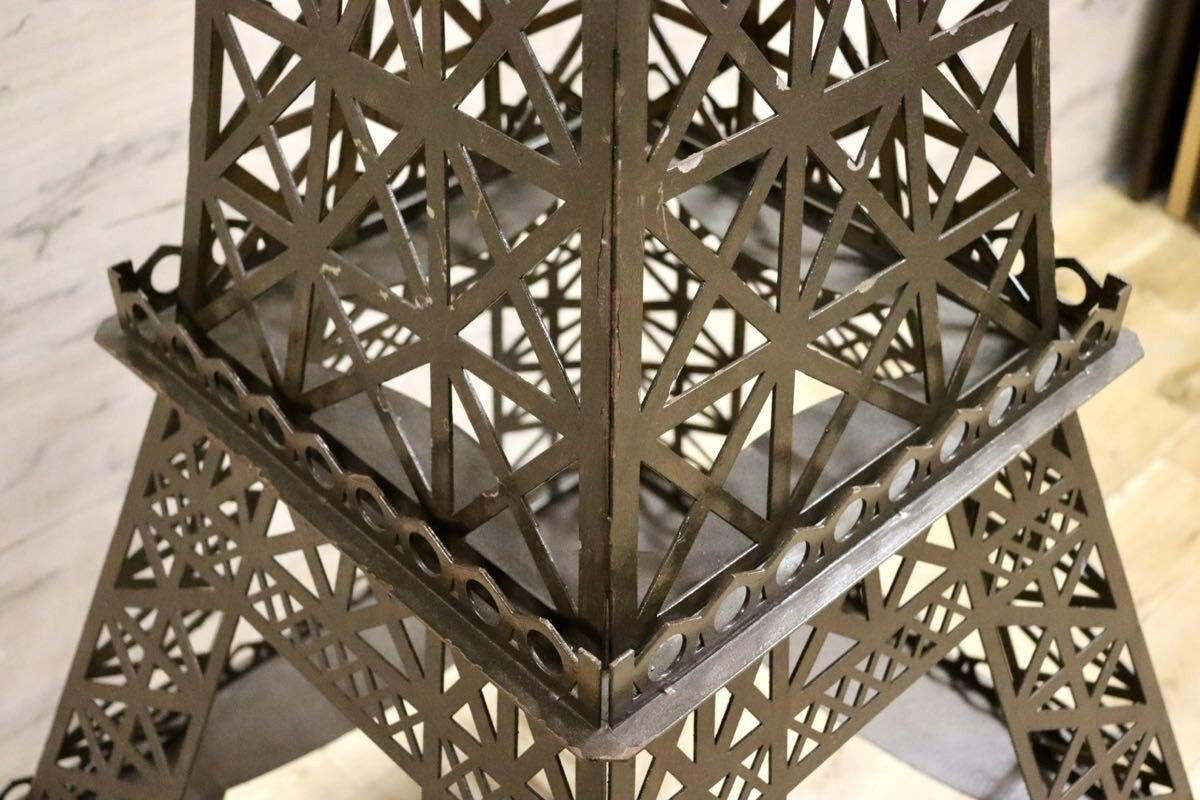 GMIK773○エッフェル塔 オブジェ 置物 インテリア 大型ディスプレイ アイアン 店舗什器 オーナメント ※発送不可