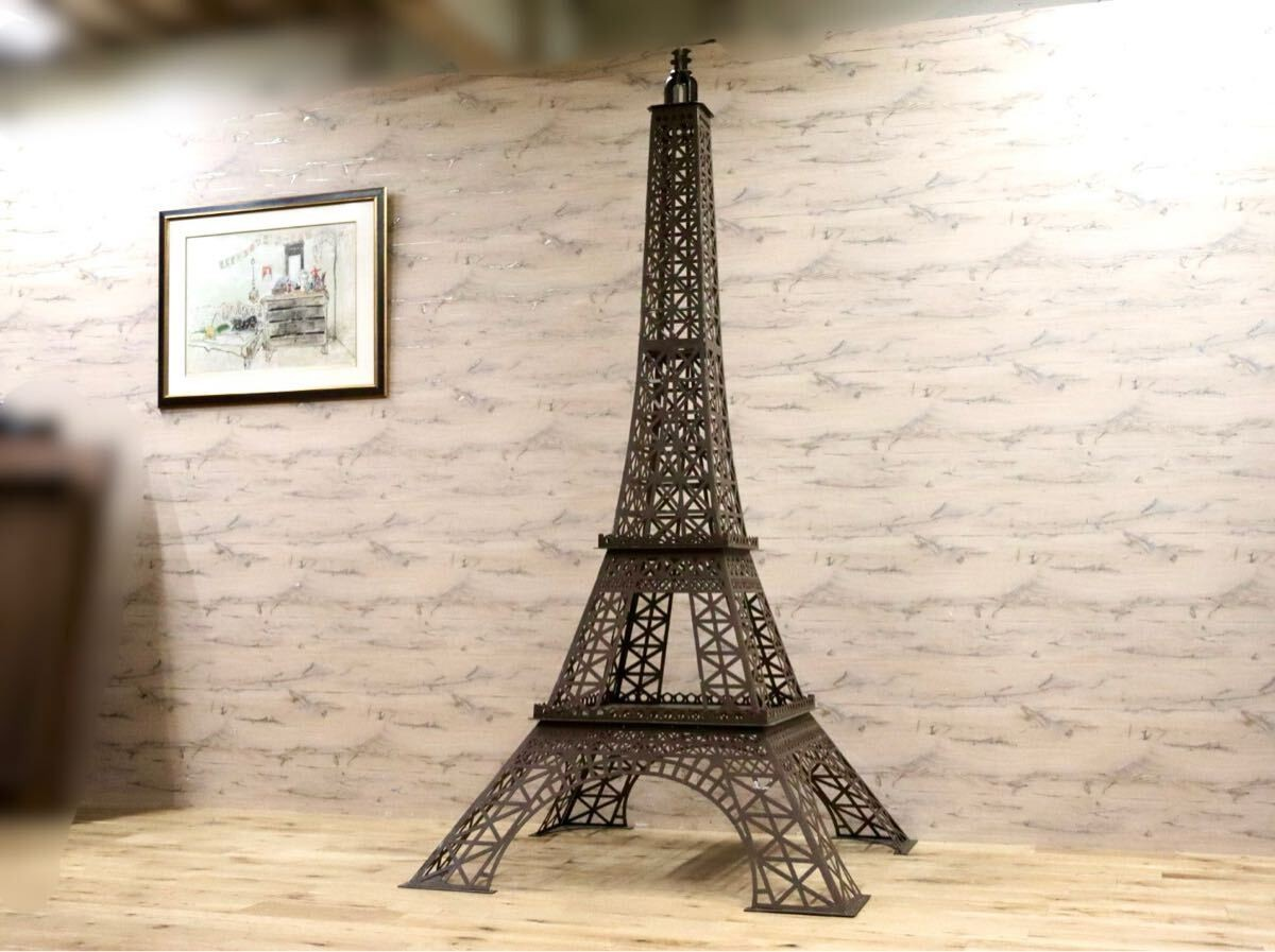 GMIK773○エッフェル塔 オブジェ 置物 インテリア 大型ディスプレイ アイアン 店舗什器 オーナメント ※発送不可