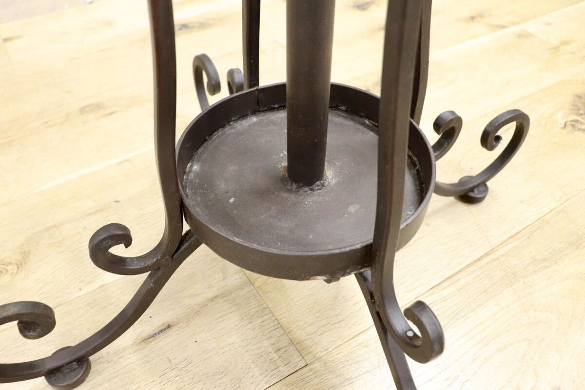 GMIK565○アンティーク調 ポールハンガー アイアン コートハンガー ハンガーラック 傘立て 帽子掛け ヴィンテージ フレンチシック