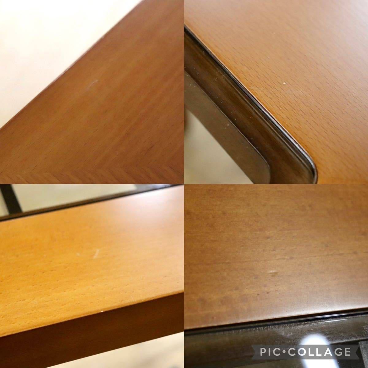 GMFN328○FUJI FURNITURE / 冨士ファニチア センターテーブル リビングテーブル ローテーブル ガラス 応接 モダン 国産家具