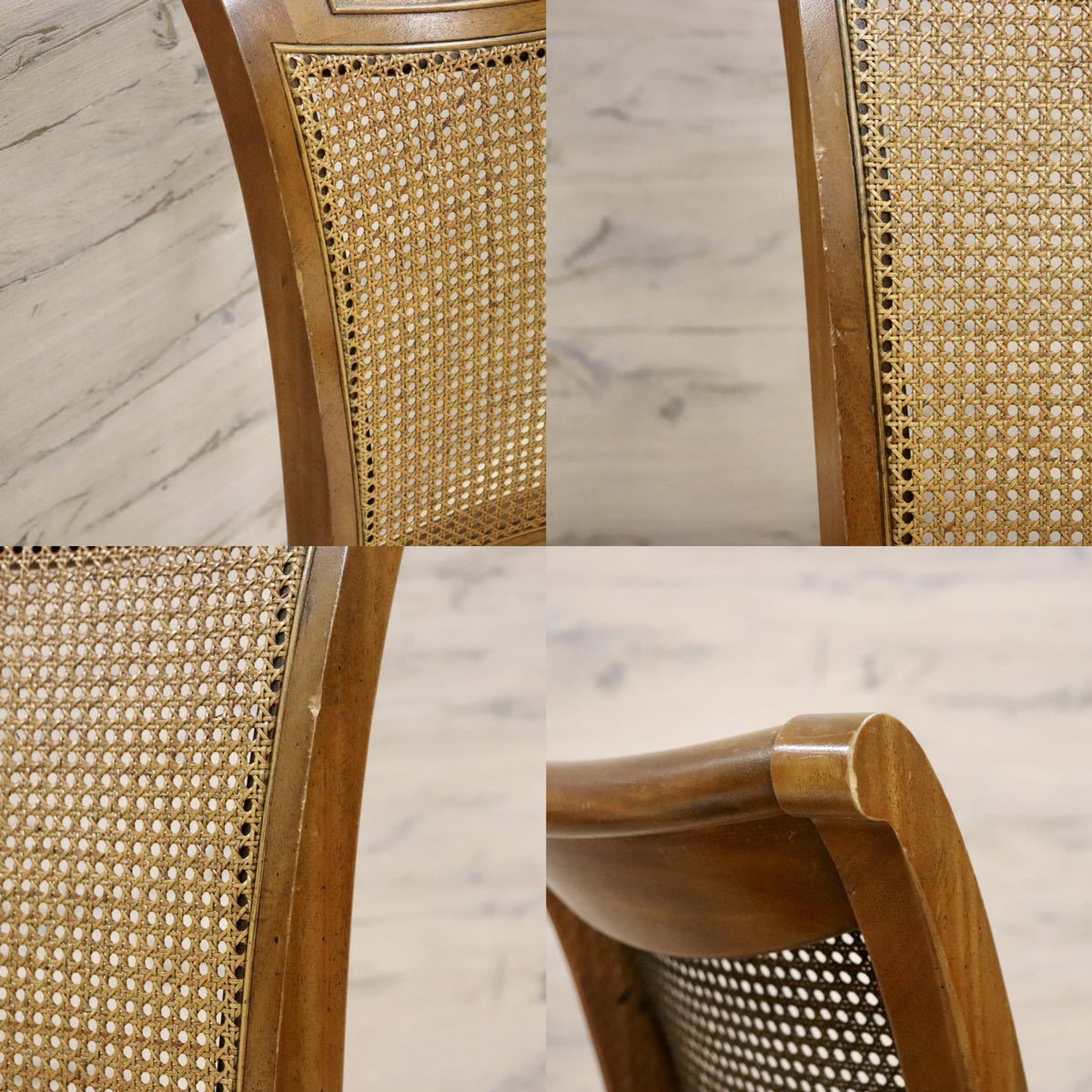 GMFS413B○DREXEL HERITAGE / ドレクセルヘリテイジ FRANCESCA フランチェスカ ダイニングチェア 椅子 2脚セット ラタン 定価約41万