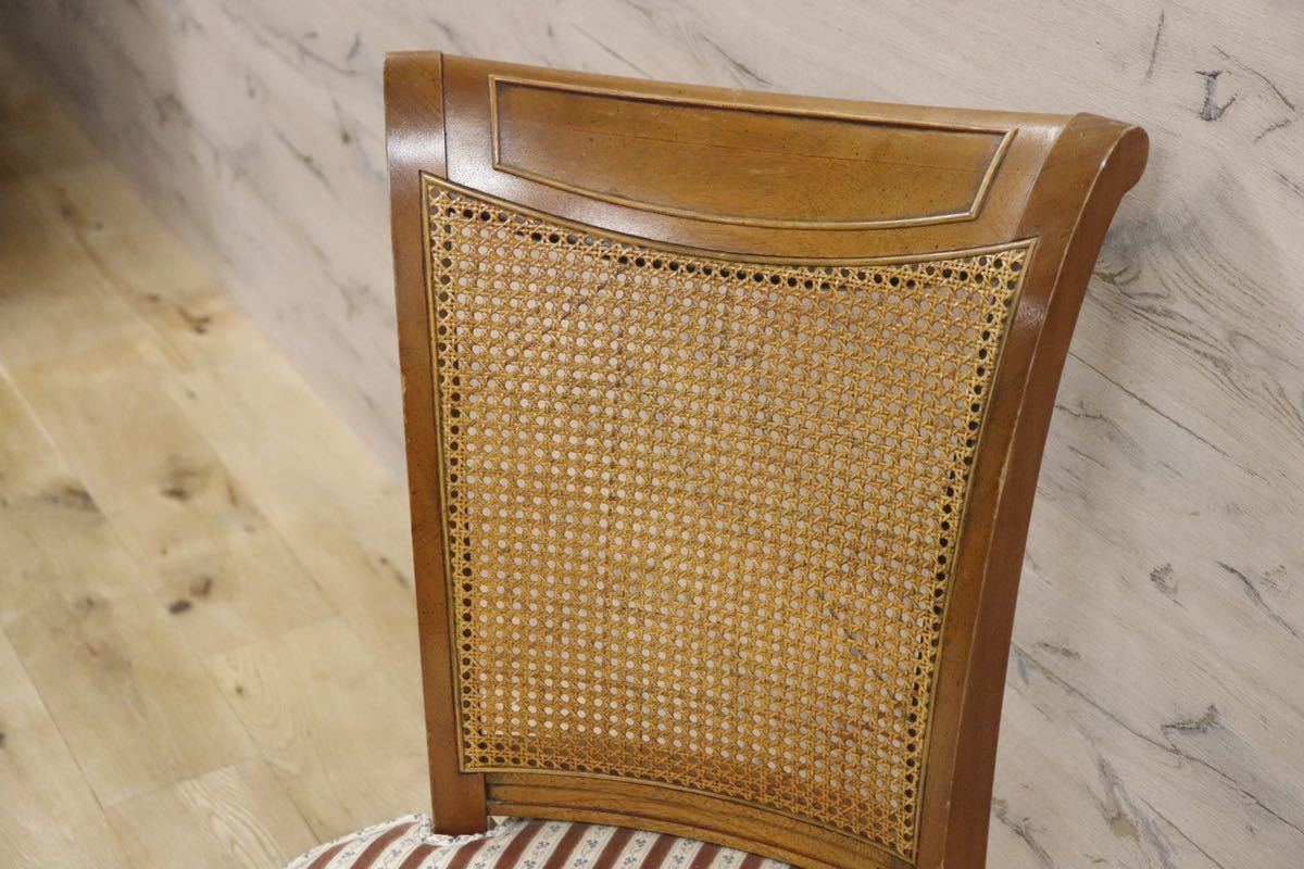 GMFS413B○DREXEL HERITAGE / ドレクセルヘリテイジ FRANCESCA フランチェスカ ダイニングチェア 椅子 2脚セット ラタン 定価約41万