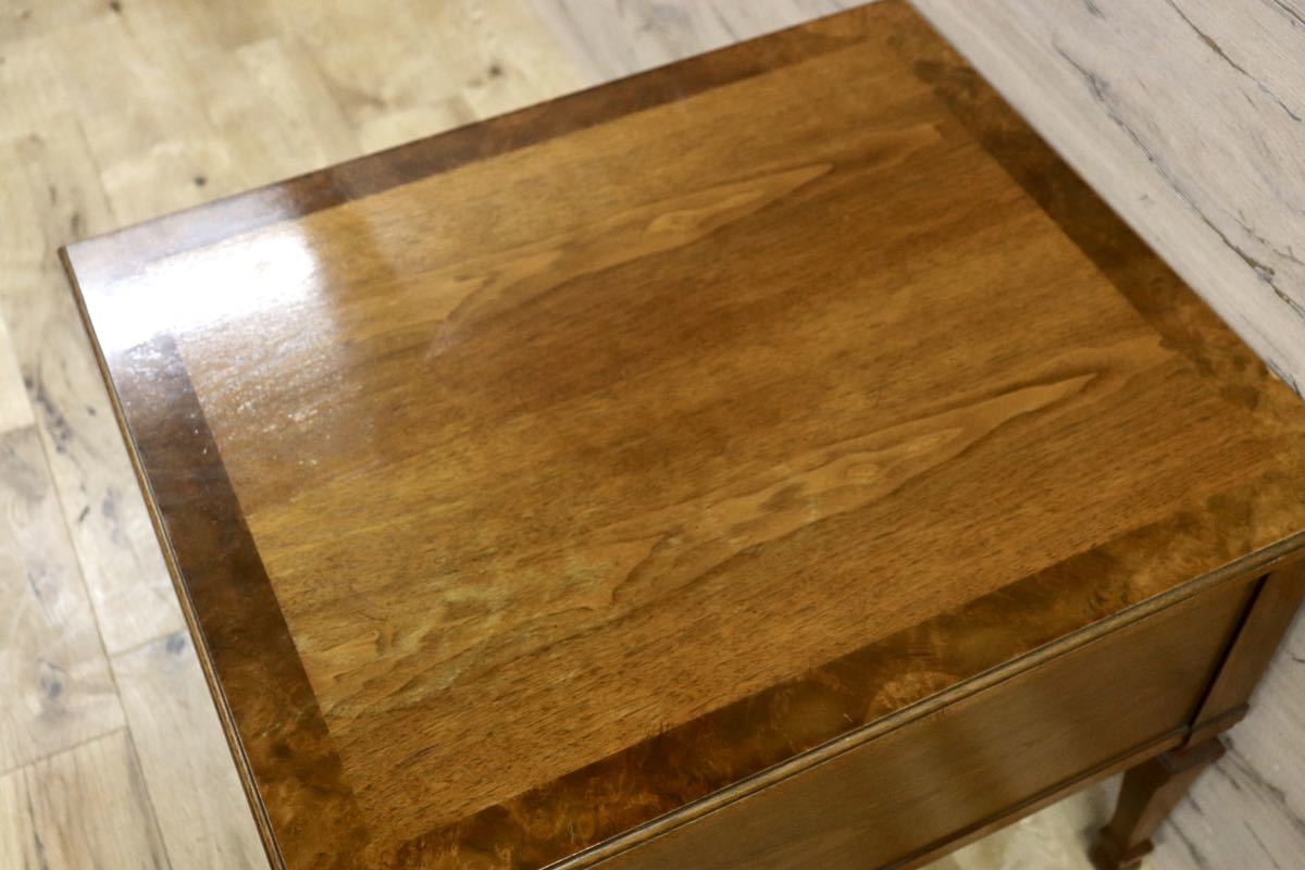GMFS409A○DREXEL HERITAGE / ドレクセルヘリテイジ フランチェスカ ナイトテーブル エンドテーブル サイドテーブル 花台 定価約28万 希少