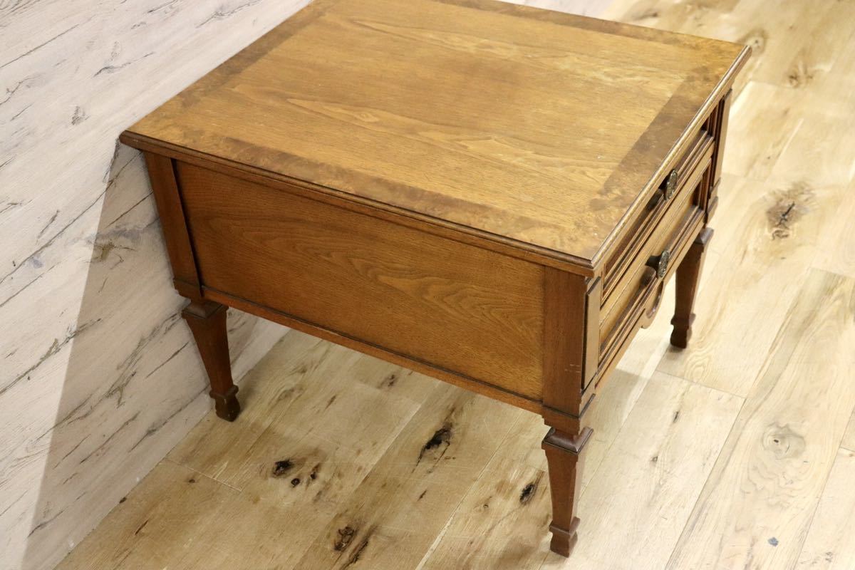 GMFS409A○DREXEL HERITAGE / ドレクセルヘリテイジ フランチェスカ ナイトテーブル エンドテーブル サイドテーブル 花台 定価約28万 希少